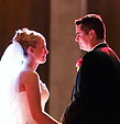 [Altar Moment] - wedding, backlit, bride, groom, cry